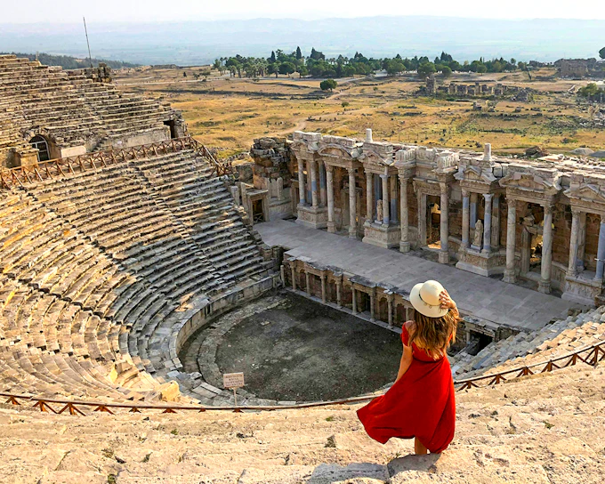 From Antalya/Kemer: Pamukkale & Hierapolis Day Trip With Lunch