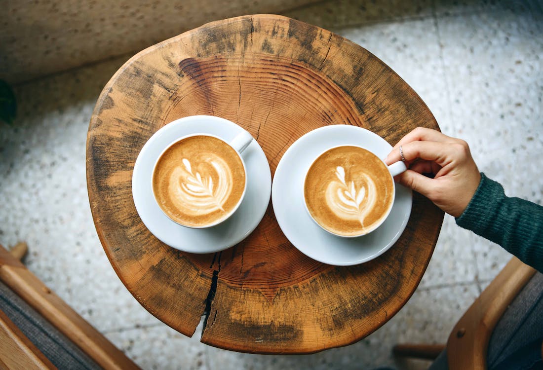 Coffee on a table