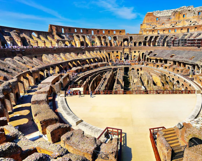 Colosseum, Palatine Hill & Roman Forum + Arena Floor Access + Digital AudioGuide