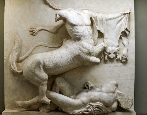 Sculptures at the Parthenon