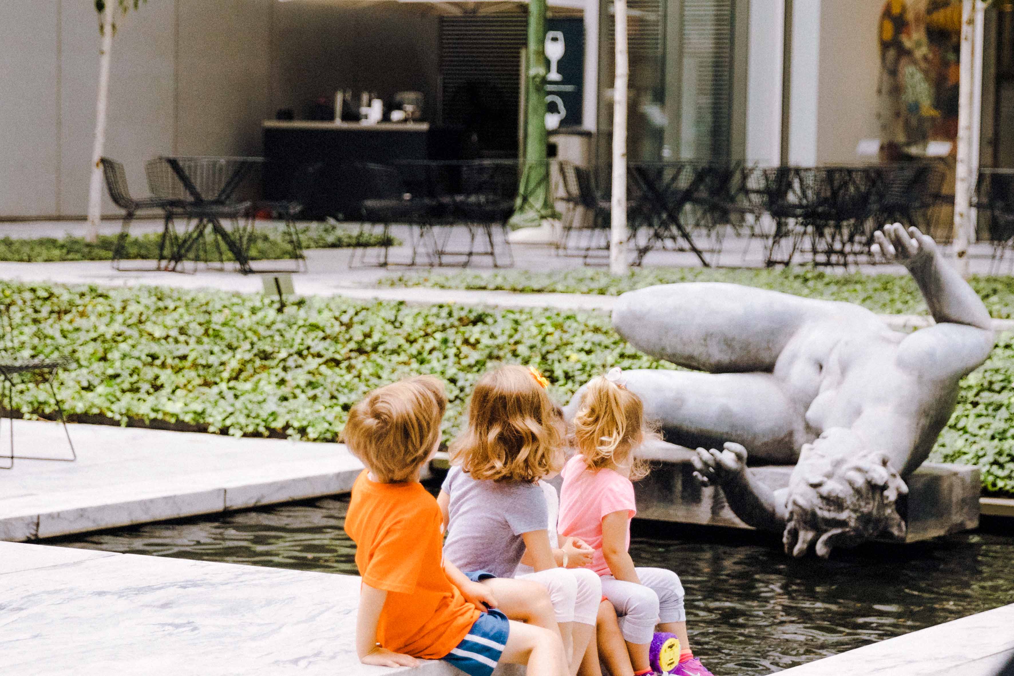 Visiting NYC MoMA with family