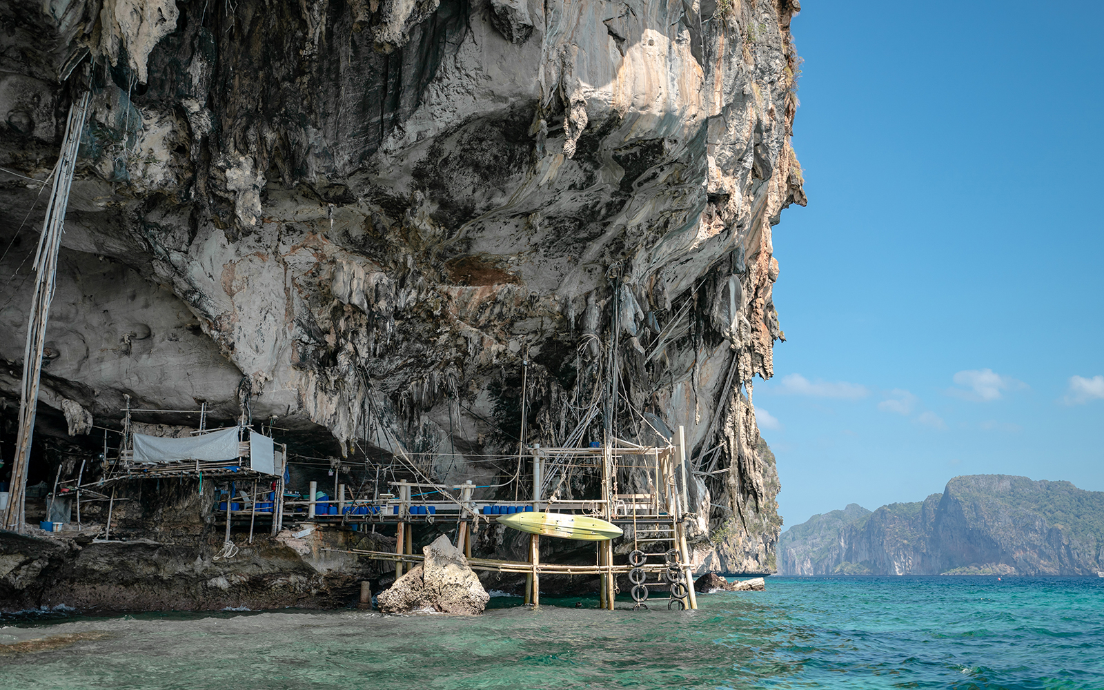 Swiftlet 's Nest Concession in Phi Phi Island, Krabi, Thailand