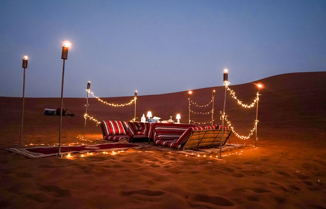 Private Dinner at desert Safari