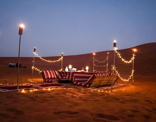 Private Dinner at desert Safari