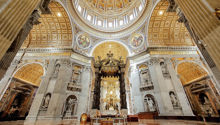 Inside St. Peter's Basilica