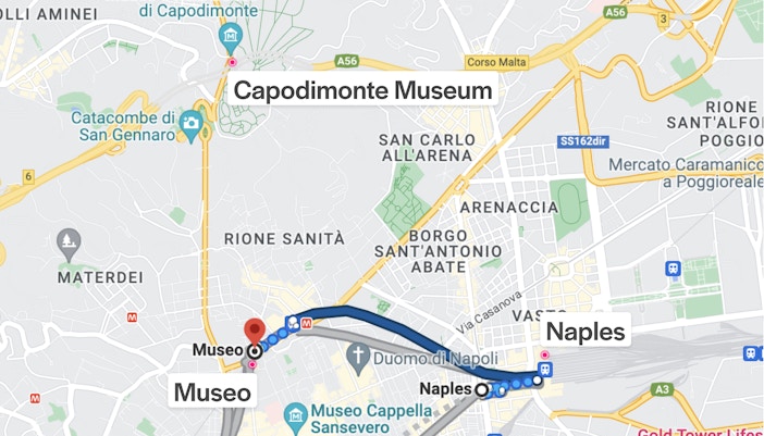 Getting to Capodimonte Museum by Metro