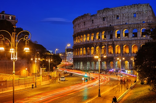 City Sightseeing Nattomvisning i Roma med buss