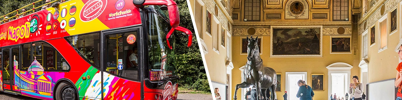 Combo | Tour in autobus panoramico Hop-on Hop-off di Napoli + Museo Archeologico Nazionale