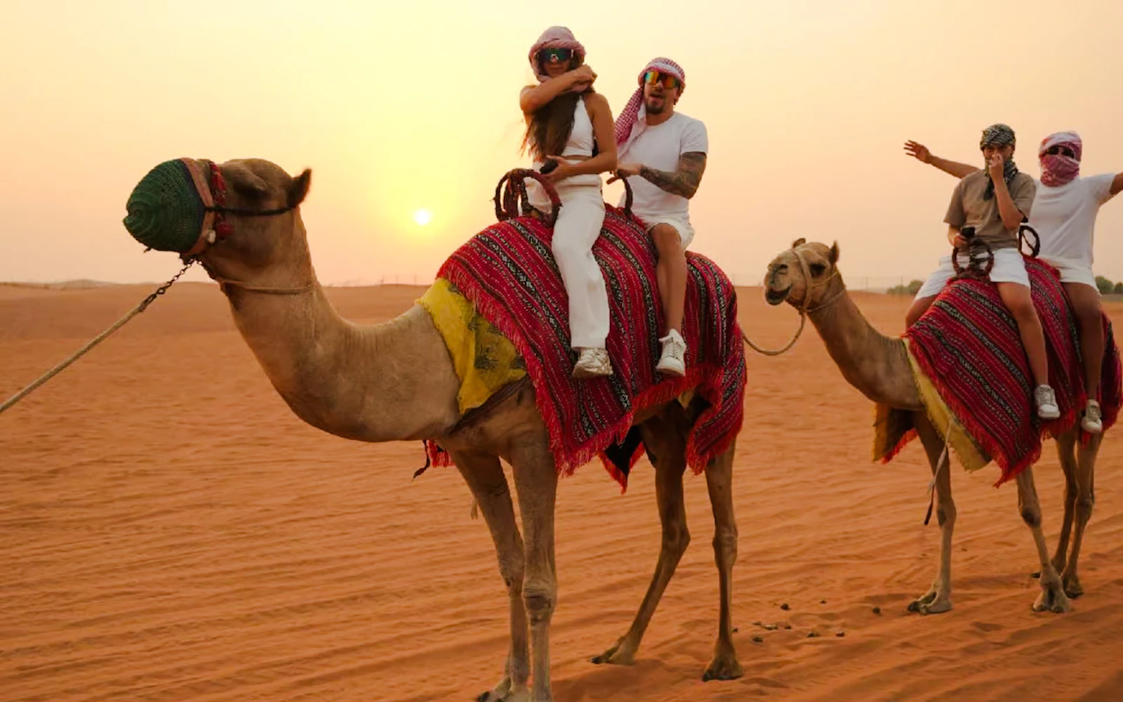 Dubai Red Dunes Desert Safari with BBQ Dinner Camel Ride and Live Shows