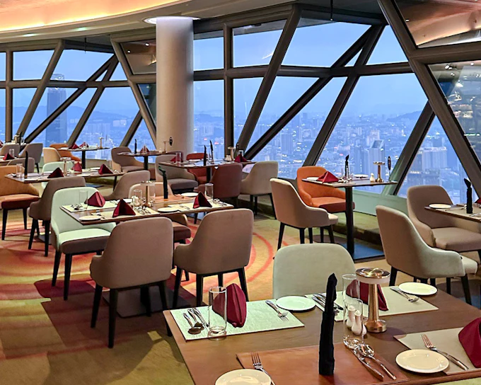 Lunch Buffet at ORBIT Revolving Dining in KL Tower