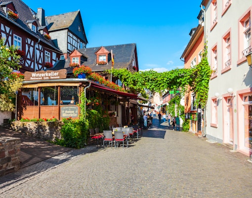 Rüdesheim Near Rhine River