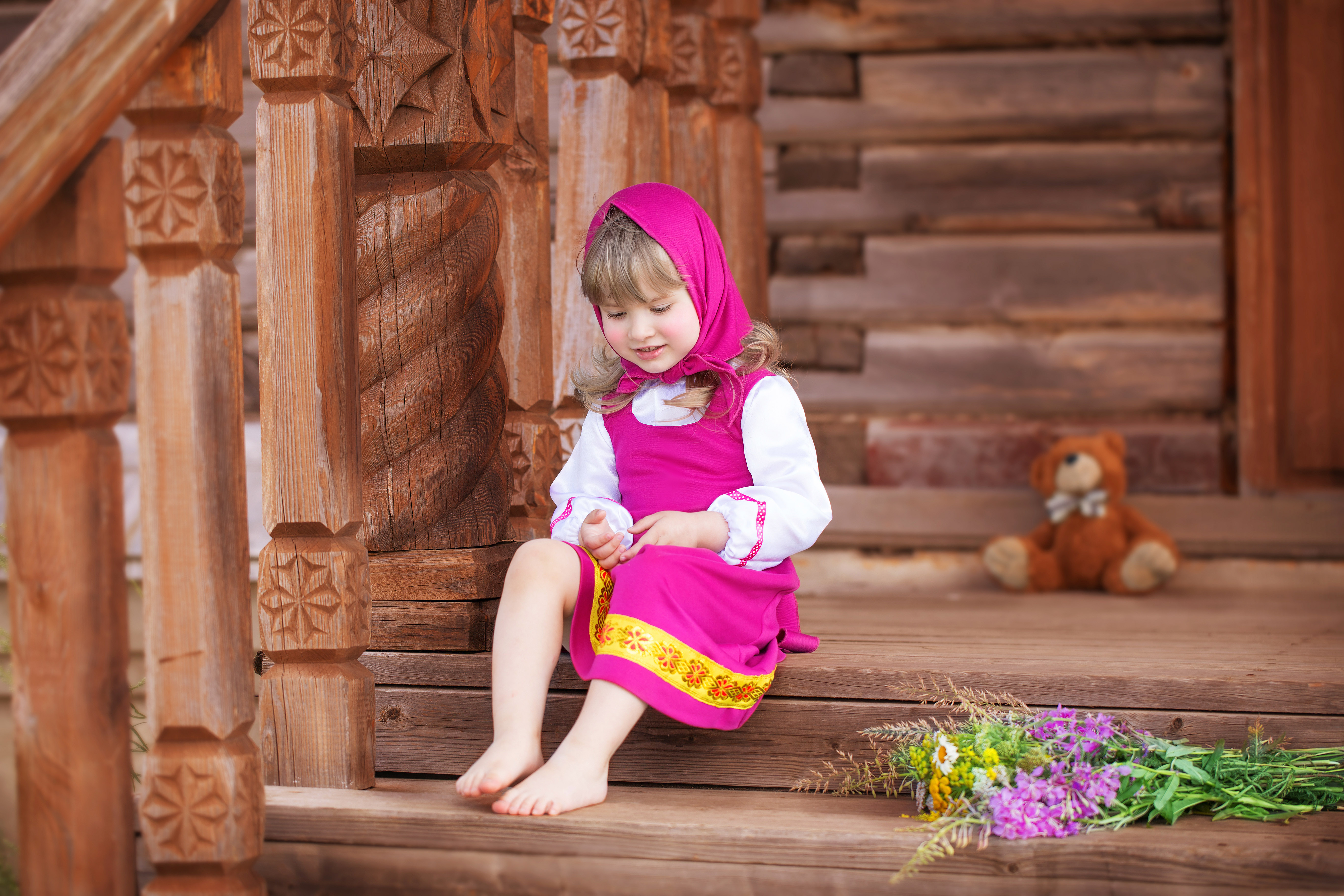 Masha and the Bear Land of Laughter in the Land of Legends