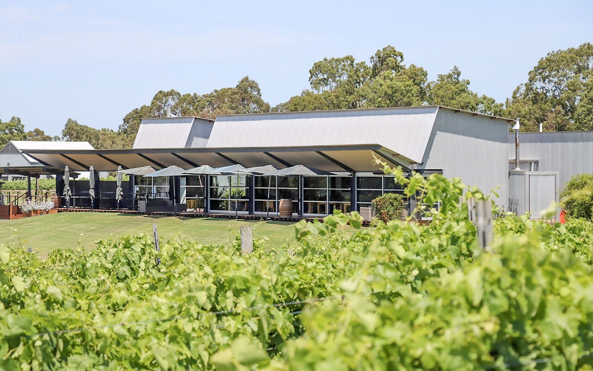 Tulloch Wines vineyard and tasting room in Hunter Valley, Australia.