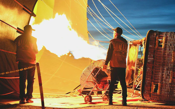 Marrakech Sunrise Hot Air Balloon Flight with Luxury Rooftop Breakfast
