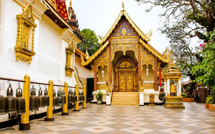 Chiang Mai Doi Suthep Temple and Wat Pha Lat Small-Group Guided Hike on Monk's Trail