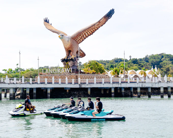 Langkawi Guided Jet Ski Tour to Pulau Tuba Mangroves with Drone Video and Hotel Transfers