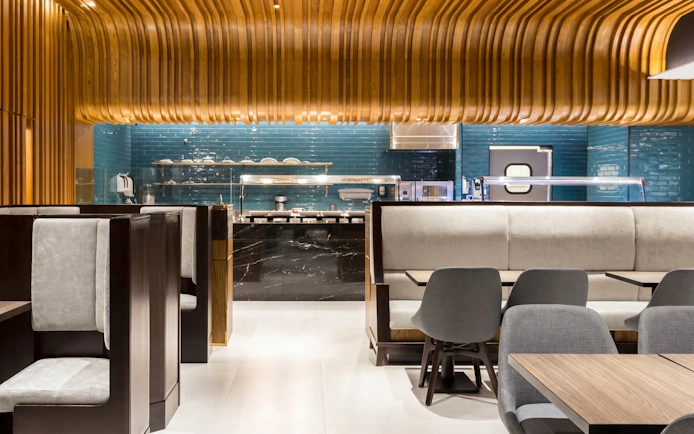Plaza Premium Lounge seating area at Rio de Janeiro Airport, T2 Domestic Departures.