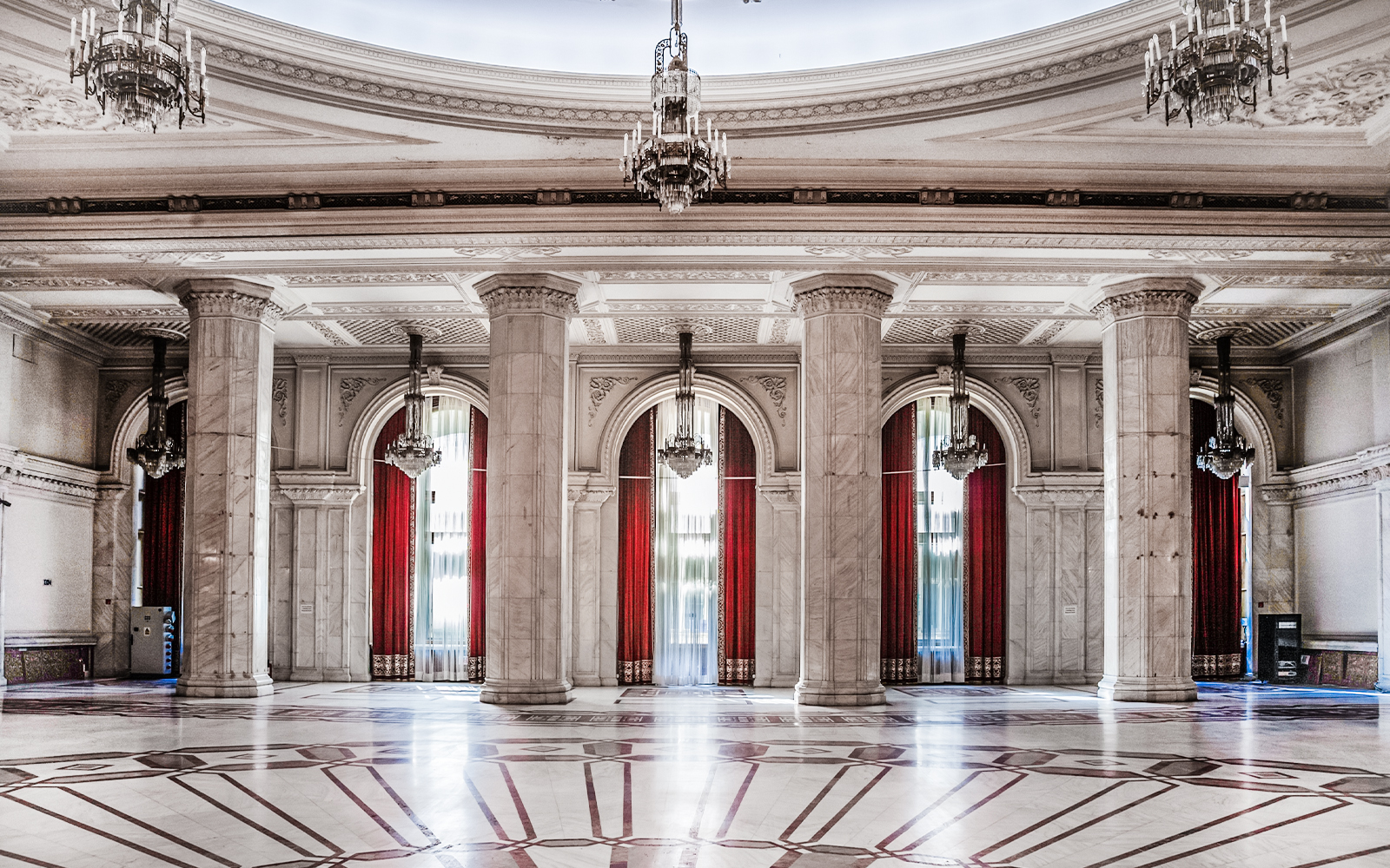 Take Ionescu Hall, palace of parliament, bucharest