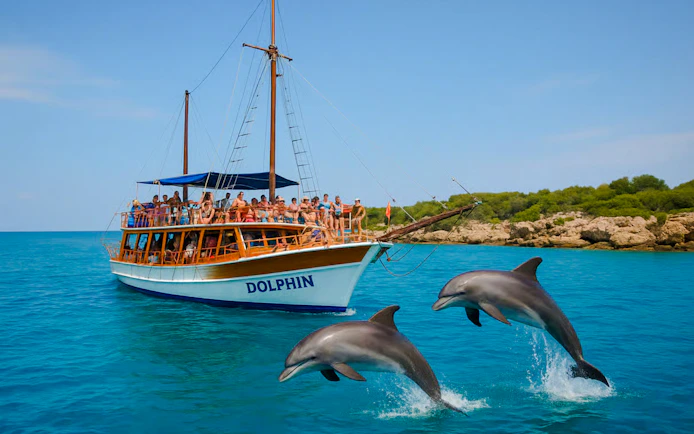 Side: Manavgat River to Island Cruise with Lunch & Hotel Transfers