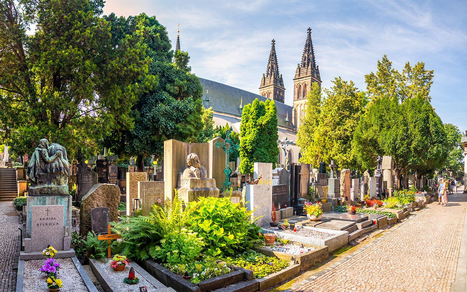 Tomb of Jaroslav Heyrovský at Vyšehrad