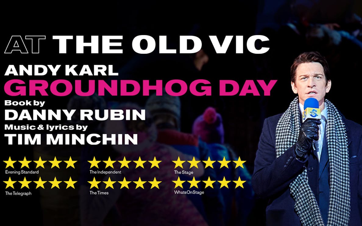 Groundhog Day musical at The Old Vic featuring Andy Karl