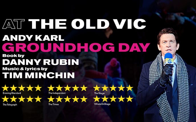 Groundhog Day musical at The Old Vic featuring Andy Karl