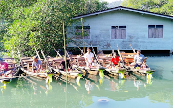 koh chang private salak khok mangrove gondola boat tour-2