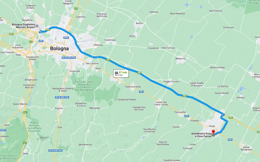 Grand Prix d'Imola directions