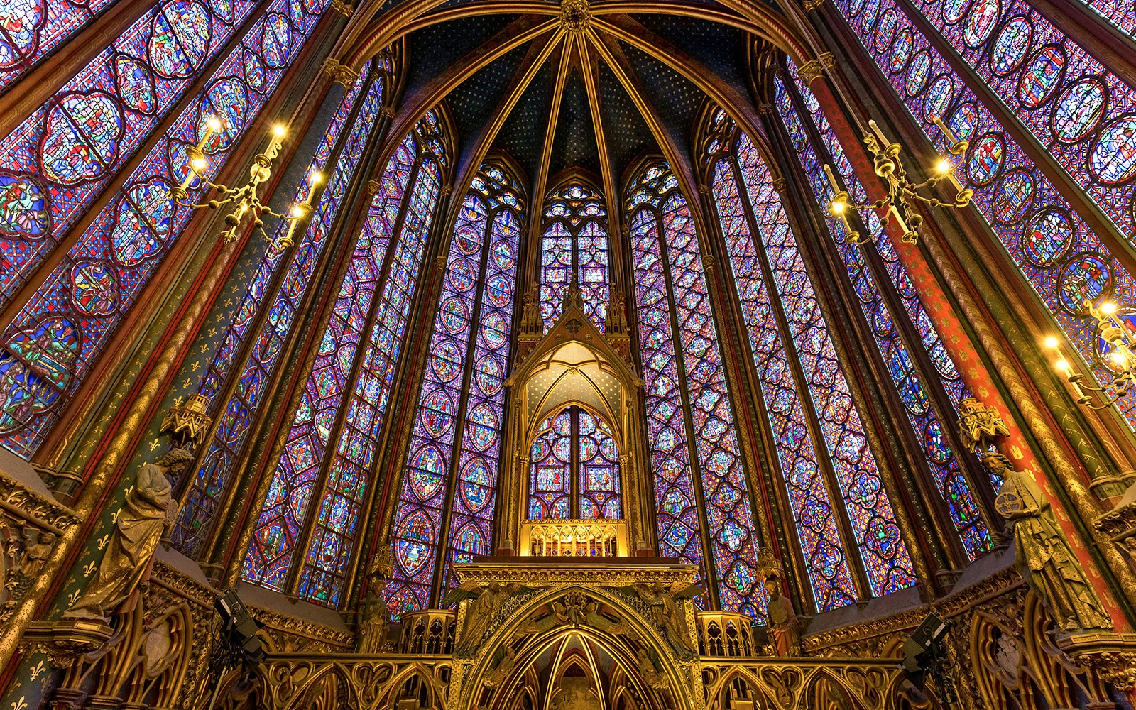 Upper Chapel in Saint Chapelle.