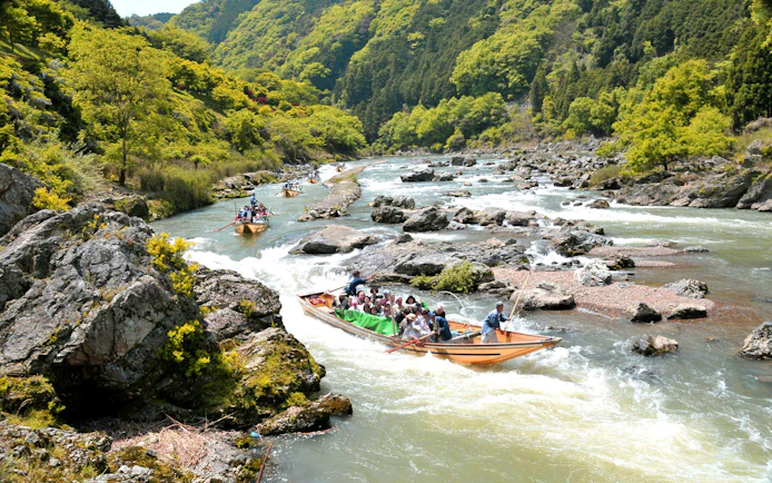 Hozugawa Boat & Sagano Train Day Tour from Kyoto
