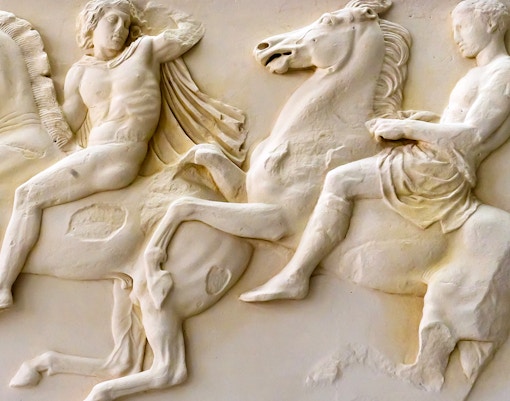 Panel at Parthenon Acropolis Museum