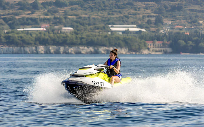 Jet Ski Safari Split with Speedboat Transfer & Beach Break