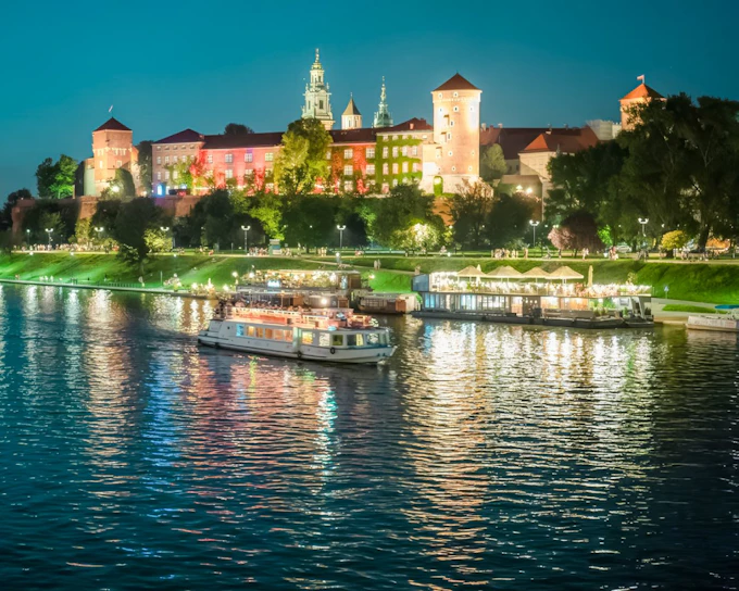 Krakow Vistula River Evening/Nighttime Sightseeing Cruise