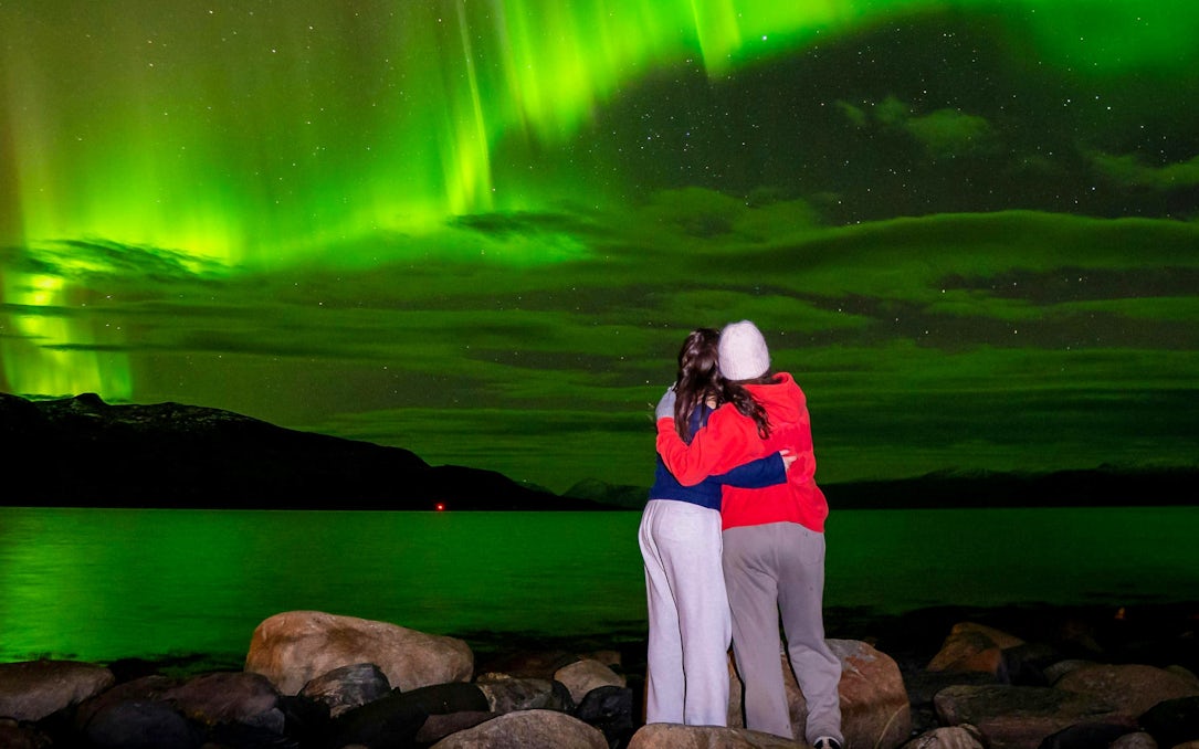 reindeer encounter & northern lights guided tour with aurora guarantee-1