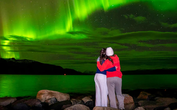 Reindeer Encounter & Northern Lights Guided Tour with Aurora Guarantee
