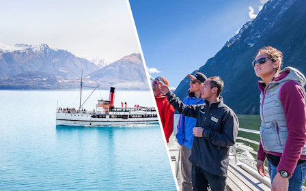 Combo : Milford Sound & TSS Earnslaw Lake Wakatipu Cruise Experience