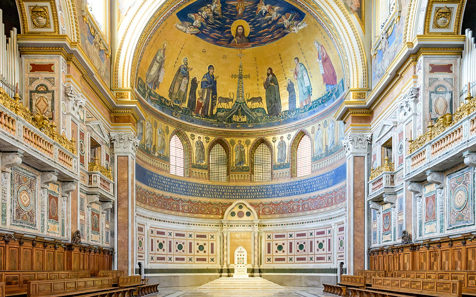 Fresco on the Nave of the Archbasilica of St. John Lateran