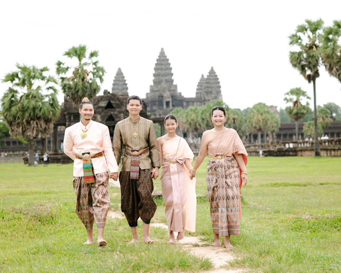 Angkor Wat Khmer Traditional Costume Experience
