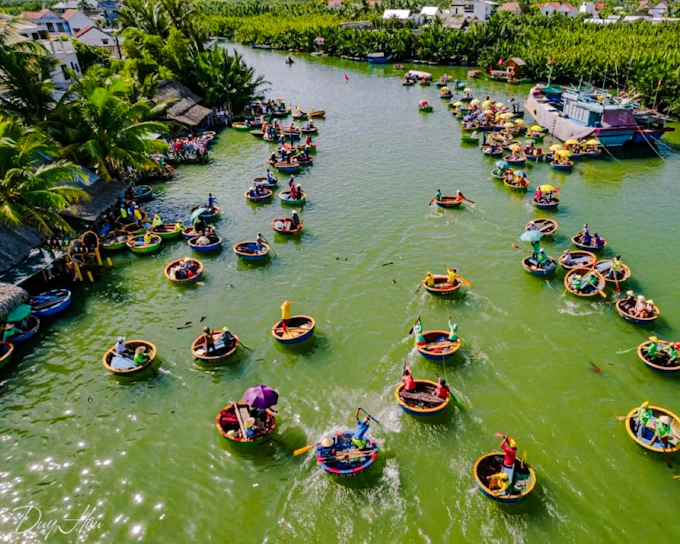 Hoi An Ancient Town and Cam Thanh Coconut Forest Private Tour with Basket Boat Ride