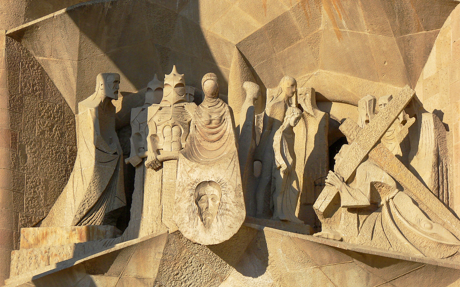 Sagrada Familia interior with intricate architectural details, Barcelona museum tour.