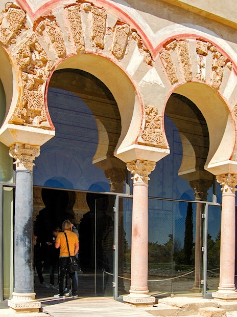 Entrance arches of the Hall of Abd al-Rahman III, Medina Azahara, Córdoba.