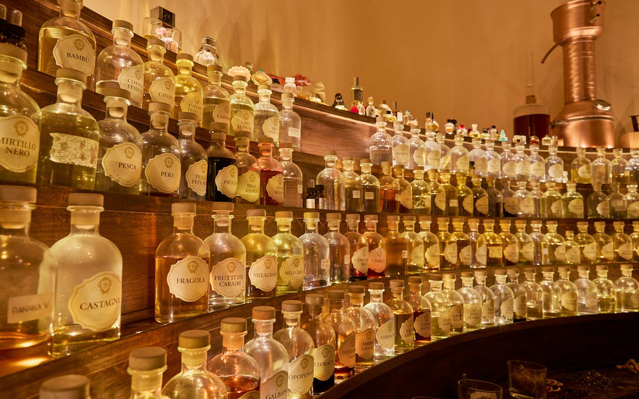 florence perfume-making workshop at historic laboratory with personalized fragrance creation-3