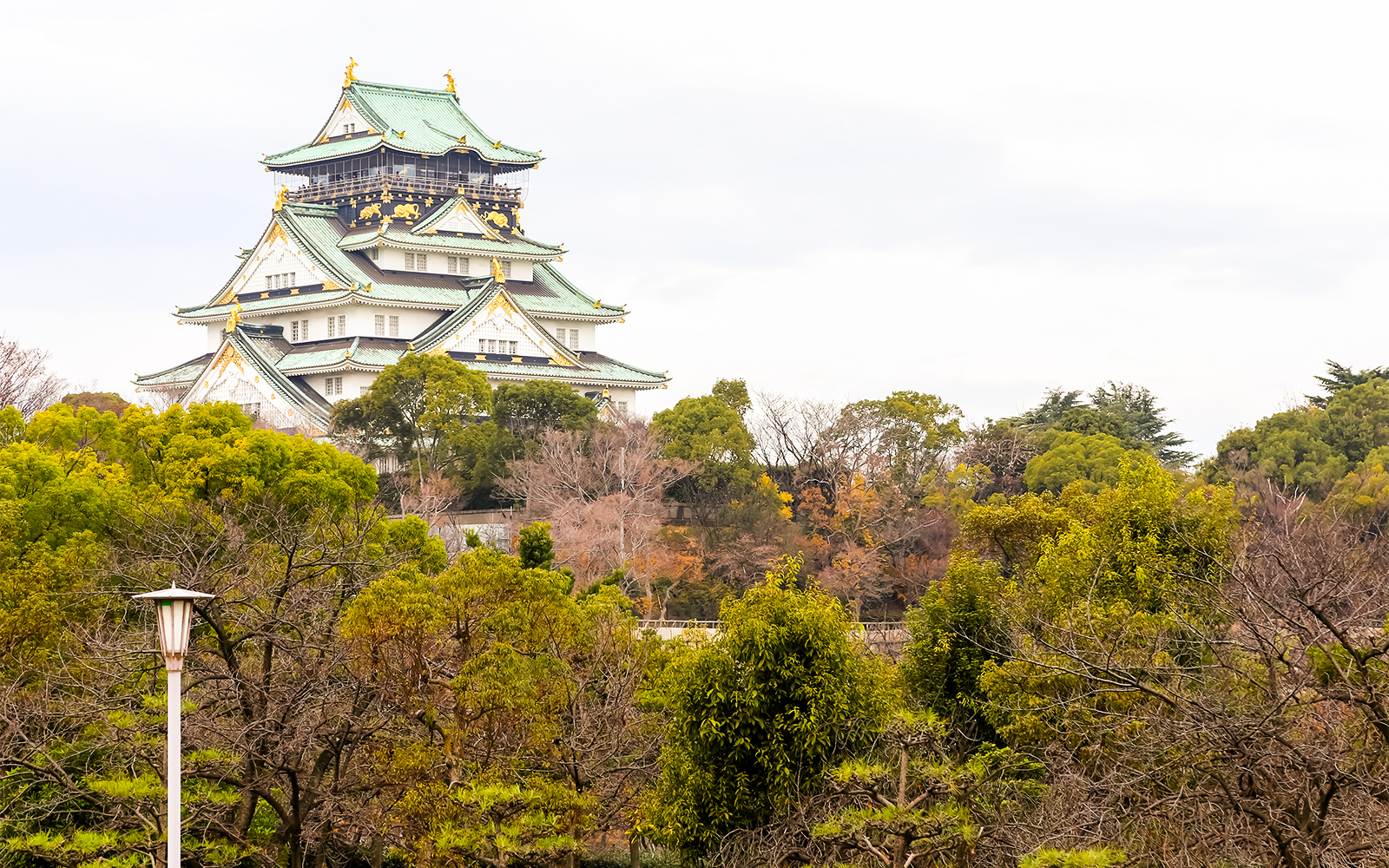 Inside Osaka Castle