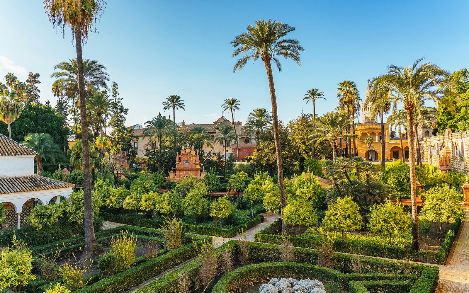 alcazar de sevilla, Jardines