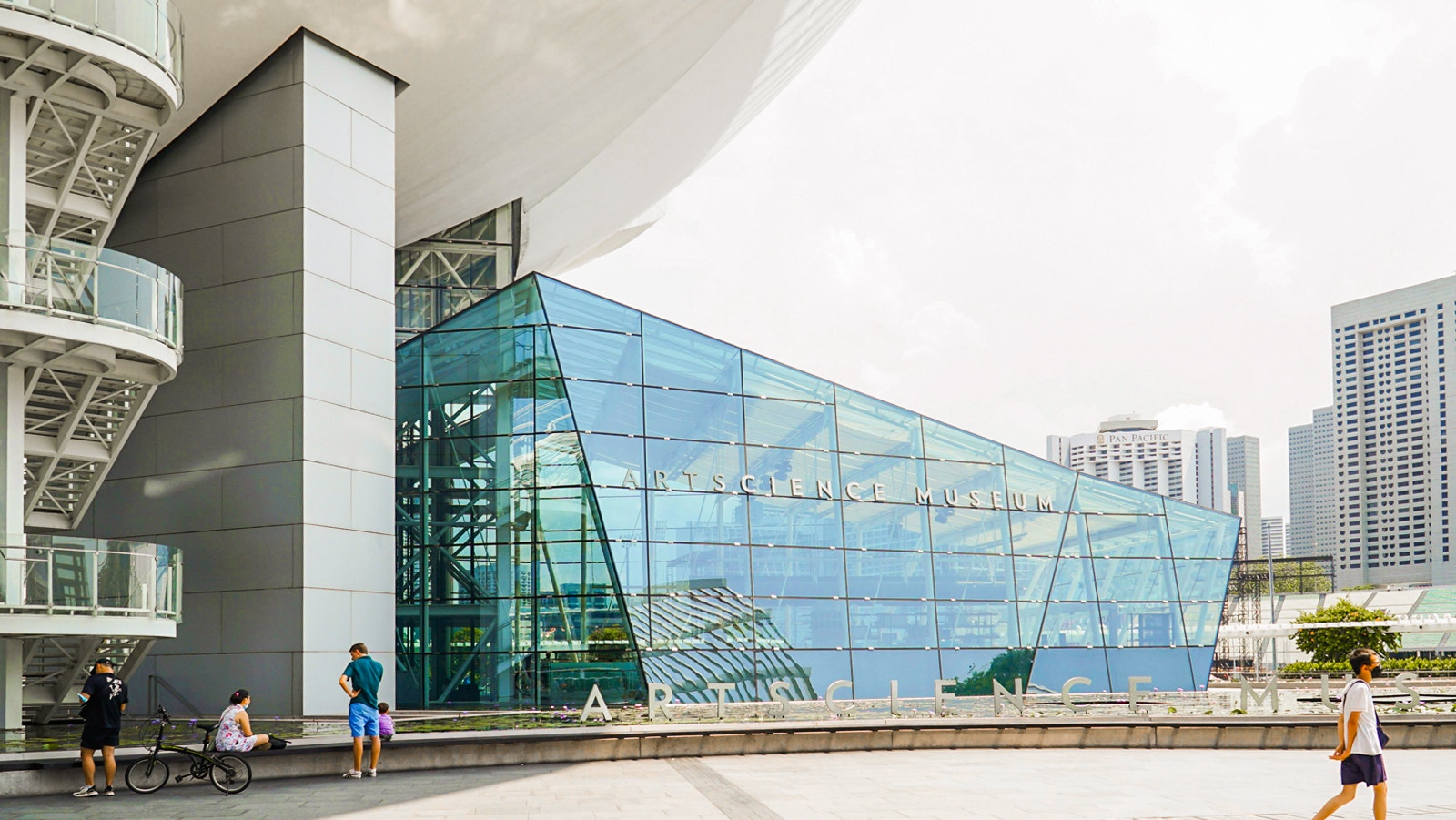 ArtScience Museum exterior in Singapore.