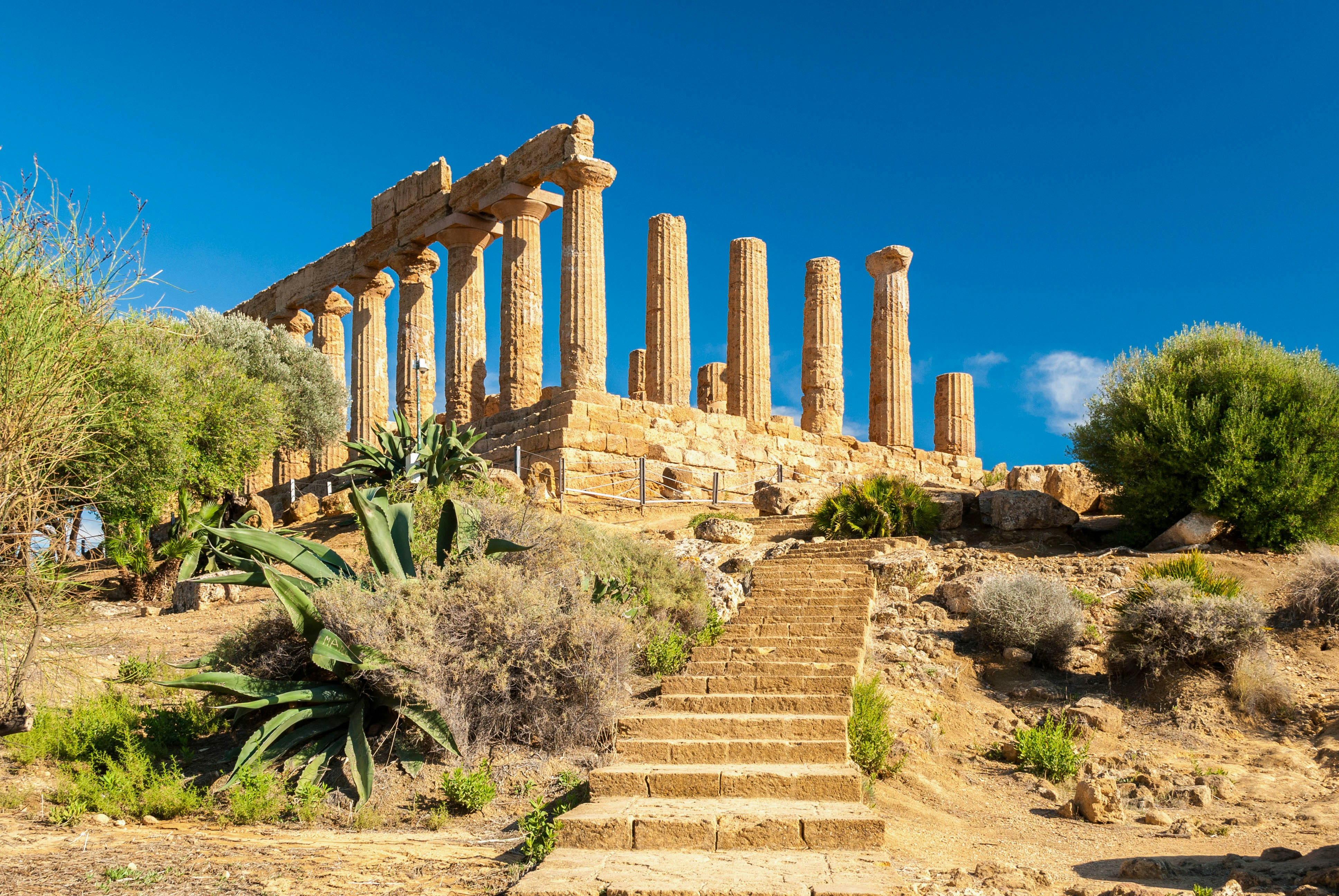 Arrive and step into ancient Sicily