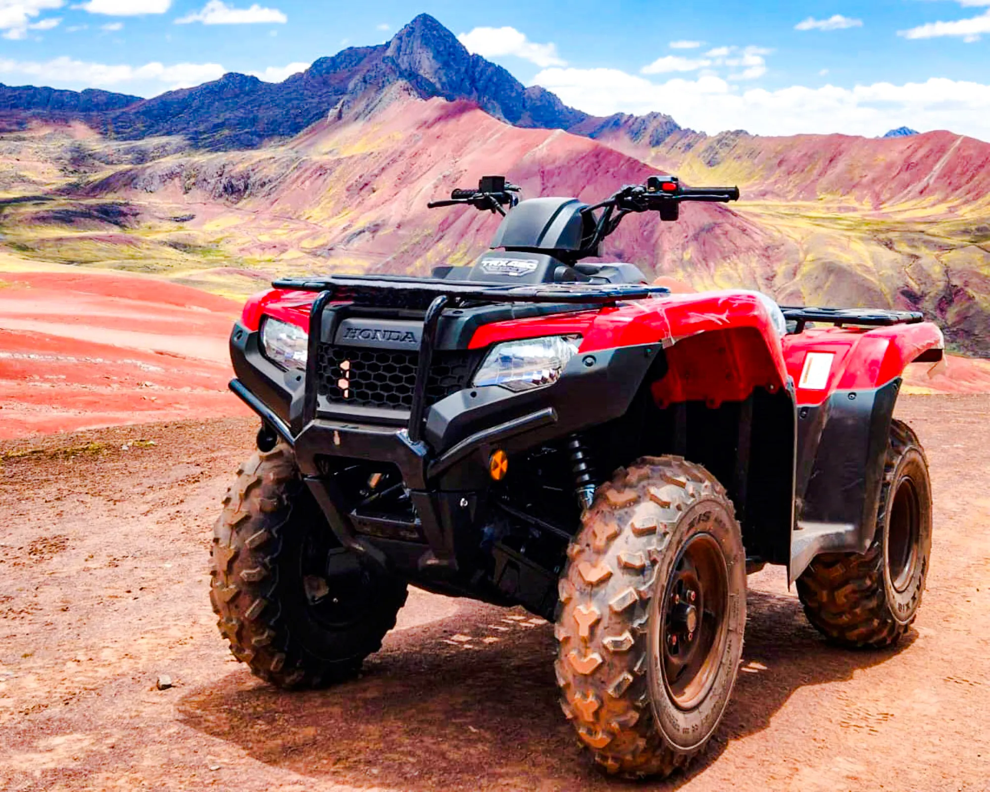 From Cusco: Rainbow Mountain and Red Valley ATV Tour