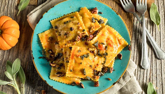 pumpkin ravioli