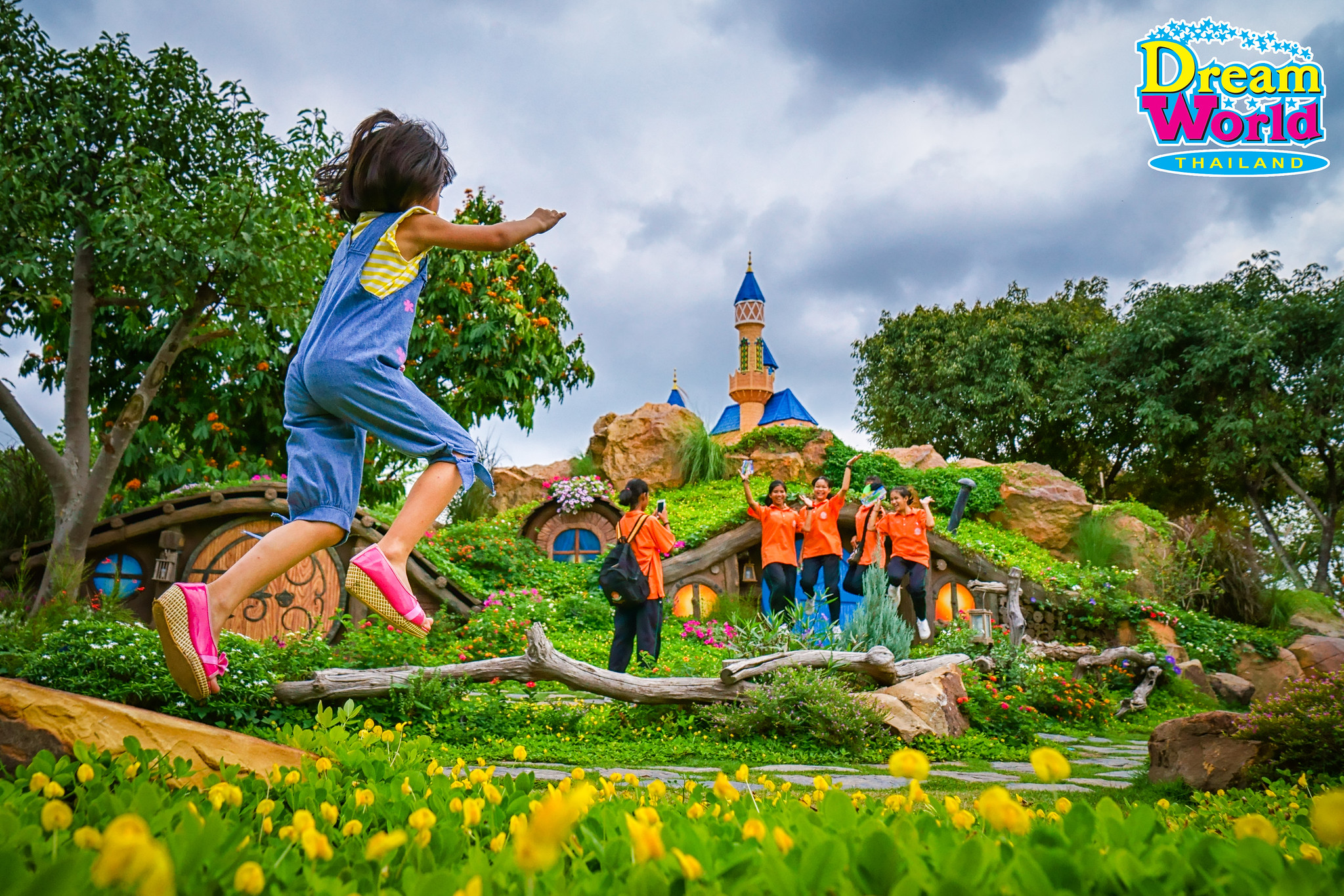 atracciones dream world bangkok - jardín de ensueño