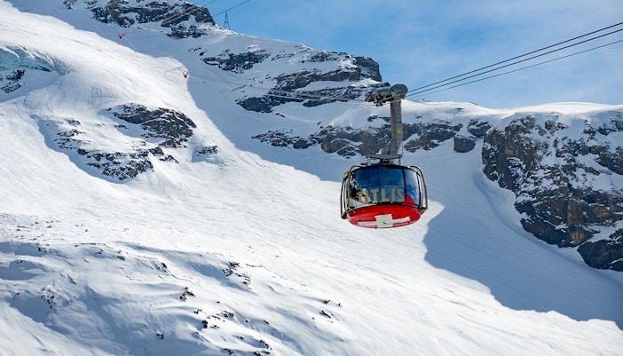 rotair cable car mount titlis
